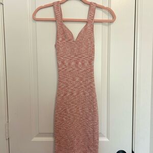 Abercrombie and fitch pink knit dress